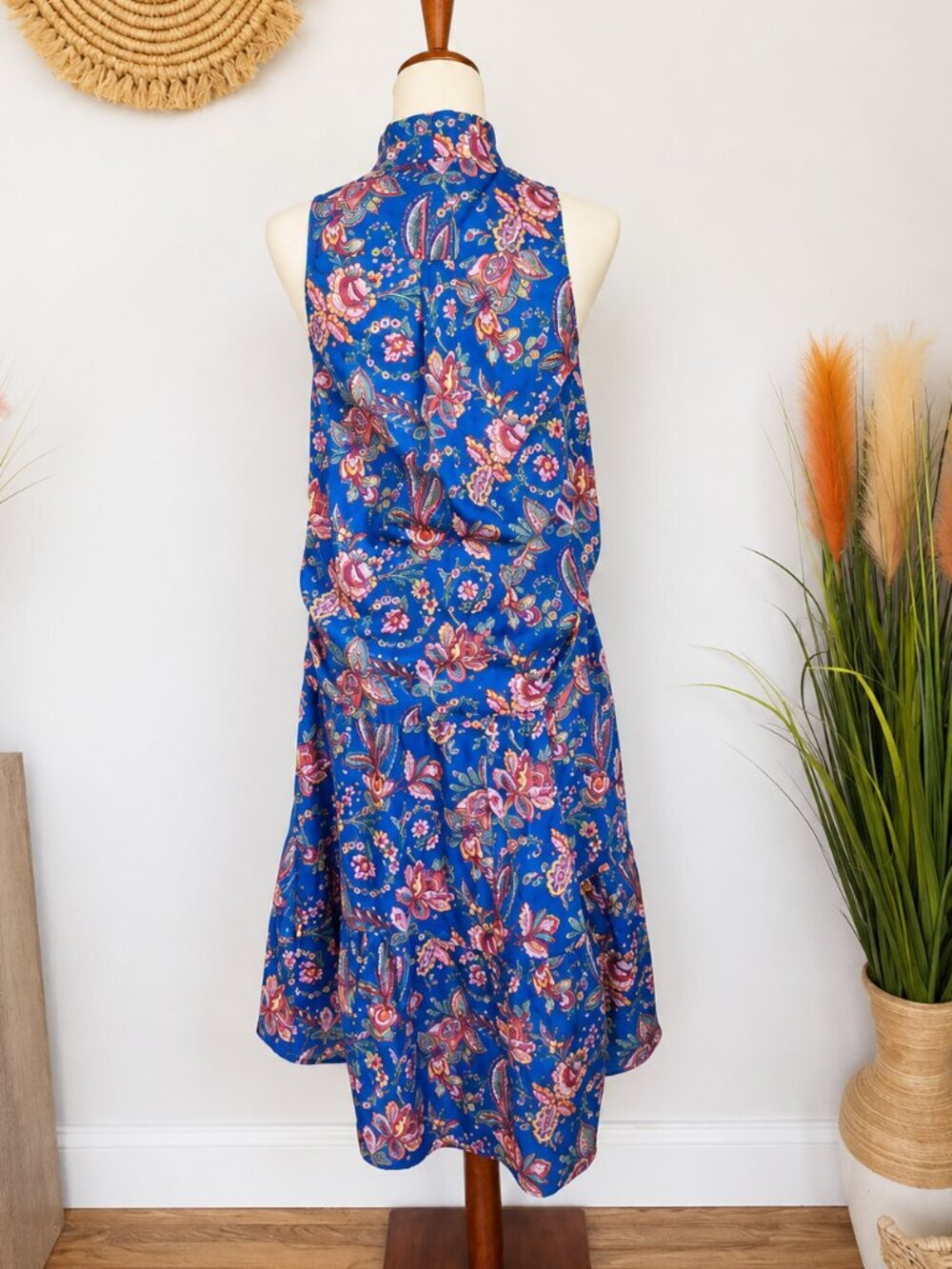 J. Crew Liberty London Flora Belle Floral Tiered Ruffle Top Midi Skirt Set Sz 0 View 4